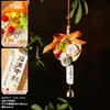 Decoraciones del Festival de Medio Otoño 2026 Colgante de Escoba para Manija de Puerta Arreglo de Escena, Adorno Colgante de Calabaza con Nudo Esvástica