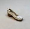 Zapatos de ballet deportivos estilo coreano con suelas gruesas de 5 cm, banda elástica con cordón, punta cuadrada, zapatos Mary Jane retro poco profundos para mujer