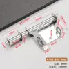 Parafuso de Porta de Aço Inoxidável 304 Gaiola de Animal de Estimação Trava de Porta Bidirecional Trinco Porta de Armazém Cadeado Antifurto Fechadura de Porta Marca