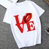 Camiseta de manga corta para mujer, base independiente, talla europea, talla grande, cuello redondo
