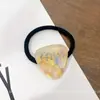 Clip de Goma Acrílica Coreana con Forma de Mariposa Tridimensional para Cola de Caballo Anillo para el Cabello con Diamantes para Todo Tipo de Peinado Pasador