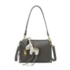 Bolso cruzado de moda para mujer, bolso pequeño cuadrado simple, bolso de hombro elegante para el trabajo, bolso cruzado casual retro con textura
