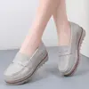 Zapatos de Mujer Versátiles Cómodos de Gran Tamaño para el Uso Diario Transfronterizos Zapatos de Mamá Zapatos de Plataforma Zapatos mecedores Slip-On Aumento Suela Suave Comodidad