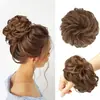 Adereço de Cabelo Coque Estilo Europeu e Americano para Mulheres Seda de Alta Temperatura Fofo Cacheado Adereço de Cabelo Coque Peruca Transfronteiriça Coque