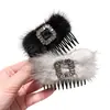 Nuevo Peine de Estilo Coreano para Mujer con un Toque de Lujo, Peine Invertido Incrustado con Diamantes, Herramienta Versátil para Peinar el Cabello, Accesorio para el Cabello