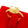 Xin decoración mundo chapado oro 24k anillo valiente femenino caricatura gato KT anillo abierto al por mayor oro arena Vietnam