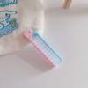 Peine plegable de doble diente dormitorio de estudiantes portátil portátil peine de masaje peine de doble pliegue peine de peluquería suministros desechables hotel