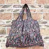 Bolsa de Compras Grande Impresa Lista de Fábrica Bolsa de Nylon Impermeable Bolsa Ecológica Bolsa para la Compra de Comestibles Bolso de Mano Bolsa Plegable