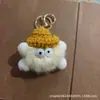 Piel sintética de visón Muñeca Bola de Carbón Pequeña Colgante Muñeca de Pareja Llavero para Bolso Llavero para Mochila Versátil y Linda