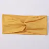 Diadema Deportiva Cruzada de Borde Ancho de Venta Caliente Transfronteriza, Lazo para el Cabello de Niña Lindo en Color Morandi, Diadema Simple para Lavarse la Cara