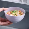 12cm Estilo Japonés Paja de Trigo Bol para Arroz Sopa de Fideos Ensalada de Frutas Creativa Sabor a Trigo Familiar Niños Diario Bol Pequeño Venta al por Mayor