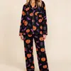 Conjuntos de Pijama de Manga Larga para Mujer, Seleccionados Cuidadosamente, Estilo Europeo y Americano, para Primavera y Otoño, Ropa de Casa Casual con Cuello, Corte Holgado, Venta al por Mayor