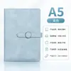 Caderno Personalizável com Impressão de Logo, Fivela, Couro Bovino com Textura de Pele, Bloco de Notas para Escritório, Diário A5, Caderno Criativo