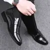 [100% piel de vaca] tratamiento especial de liquidación zapatos de cuero zapatos de hombre zapatos formales de negocios suela blanda antideslizante zapatos para hombre de mediana edad