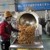 Máquina de Pipoca Eletromagnética Alta Produção Totalmente Automática Máquina de Pipoca Esférica Panela de Cozinhar Pipoca Equipamento de Pipoca