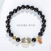 Pulsera Dragón Zodiaco Año 2024 temperamento nicho combinable ágata roja natural con cuentas