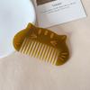 Peine para el pelo de gato pequeño para niños, diseño de dibujos animados, portátil, pequeño, con ácido acético, antiestático, para maquillaje