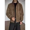 Chaqueta retro fitean de corte holgado con cuello mao para hombre, primavera y otoño, talla grande, elegante chaqueta tie-dye estilo americano para hombre cl