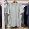 Camiseta Estilo Japonês 2026 Unissex Gola Redonda Manga Curta Algodão de Fibra Longa Casual Moda Novo Modelo 475357 465494