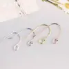 Ganchos para Orejas de Plata S925 Accesorios para Pendientes DIY Cabeza de Perla de Resorte Accesorios para Pendientes No Alergénicos Piezas