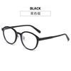 Lentes Lisos Ultraligeros Ankola Rojos con Luz Anti-Azul Look Adelgazante Montura Redonda Lentes Planos Retro a la Moda Cara Redonda Cuadrada Miopía