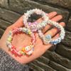 Lindos aros para el pelo con forma de caramelo de dibujos animados, para niña, sin dañar el cabello, banda de goma para la cabeza para niños 2