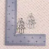 Venta Caliente Transfronteriza Plata Antigua Hamsa Mano de Fátima Símbolo Colgante Joyería Accesorios Collar Arete Materiales