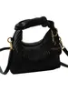 Bolso de mano vintage de rayas verticales transfronterizo para mujer, nueva moda de invierno 2025, bolso versátil de hombro y cruzado para mujer, en stock