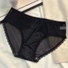 Ropa interior sexy sin costuras ligera de cintura media que envuelve la cadera, ropa interior sin costuras de satén, cómoda y antideslizante, ropa interior para mujer al por mayor