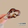 Pinza para Puntos de Acupuntura Auricular, Pinza Ósea Auricular de Medicina Tradicional China, Exquisita y de Alta Gama Pinza para el Cabello de Princesa, Pinza de Garra Pequeña para Flequillo, Pinza Lateral para el Cabello, Pasador