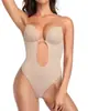 Ropa interior europea y americana hermosa de una pieza para la espalda, Sujetador sexy de una pieza, Espalda grande descubierta, Senos grandes, Sujetador pequeño, Vestido de noche formal