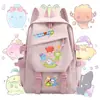 Mochila temática del Reino de Locke, azul aqua, con diseño de chispa, adecuada para niños y niñas, gran capacidad, versátil, ligera y de doble hombro