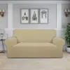 Cojín de sofá de grano de maíz exclusivo transfronterizo, apto para todas las estaciones, color liso simple, funda de asiento de sofá de vellón, respaldo