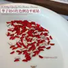 Mini Diamantes de Imitación Rojos K9 para Uñas con Bordes Biselados, Diamantes Irregulares Rojos de Fondo Plano para Uñas de Año Nuevo, Paquete Mixto