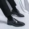 Sapatos masculinos plus size transfronteiriços, sapatos casuais da moda Derby, sapatos de couro estilo britânico, sapatos sociais, sapatos de reforço