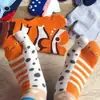 Calcetines de Media Pantorrilla Dulces y Lindos para Uso Doméstico en Otoño e Invierno, Calcetines Raros y Extraños, Artículos Periféricos de Anguila Jardinera del Acuario de Okinawa