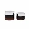 Conjunto de Fornecimento de Garrafas de Vidro, Frascos para Loção, Frascos para Óleos Essenciais, Frascos de Vidro para Creme 40ml 120ml, Tamanho Viagem 30g 50g