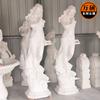 Escultura de piedra con personajes occidentales, ángel, Venus, diosa de las cuatro estaciones, jade blanco, mármol, adornos de jardín europeos.