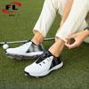 Nuevos Zapatos de Golf para Hombre Antideslizantes Cuadros Casuales Transpirables Resistentes a la Abrasión Agarre Fuerte Zapatos de Entrenamiento para Hombre