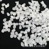 Cuentas Sueltas Forma de Hoja Transparente Esmerilada de 8*12mm Concha de Imitación Pulsera DIY Cadena para Teléfono Decoración Colgante para Coche Accesorios de Cuentas de Moda
