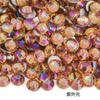 Não. 30 fundo plano diamante de vidro strass diy jóias de unhas redondas de cristal pedra caso do telefone móvel boneca vara broca cerca de 6,5 milímetros