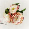 Liquidação: Flor de Lótus Artificial de 3 Cabeças, Flor Falsa para Decoração de Casa e Restaurante, Suprimentos para Casamento, Flores para Fotografia, Oferta Especial