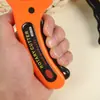 Cuchillo de Corte para Tela con Rodillo Manual Cuchillo de Corte para Tela de Cuero Cuchillo de Rodillo Portátil con Mango Ondulado Cuchillo de Utilidad Fabricante Venta al por Mayor