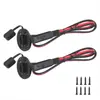 Cable de Enchufe Macho y Hembra para Coche con Cubierta Antipolvo Cable de Extensión Doble Terminal SAE Cable de Alimentación de Conexión