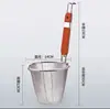Acero Inoxidable 304 Tamiz de Polvo Mala Tang Cuchara Coladora Reforzada Red de Filtro para Hervir Fideos Cesta para Servir Maocai Cuchara para Escurrir Verduras Blanchadas Cuchara para Fideos Comercial
