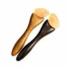 Palo de masaje de cuerno de sándalo natural, herramienta gua sha, lifting facial, masaje para el contorno de ojos, palo de masaje para puntos de acupuntura, para líneas finas y uso en todo el cuerpo