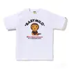 Camiseta Curta Tendência Transfronteiriça Pe Desenho Animado para Estudantes Masculinos e Femininos, Casais, Dropshipping Disponível