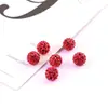 Contas de Argila Colorida Macia com Formato de Diamante de 10mm com Cravação Completa de Diamante, Contas Soltas de Resina com Furo Reto para Pulseiras de Miçangas Artesanais DIY, Contas Espaçadoras, Acessórios e Joias