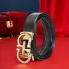 Cinturón de Piel Genuina para Hombre Hebilla Automática de Aleación Letra G Cinturón de Vaqueta Repujada Casual de Negocios en stock