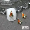 Joias de unha populares online de alta qualidade luxo leve zircônia de Natal floco de neve alce Super Brilho diamante metálico para decoração de unhas
